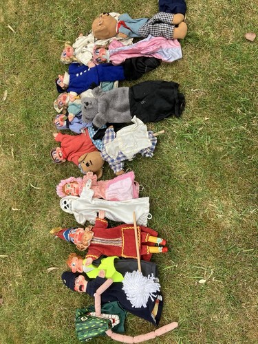 Punch and judy puppets - and,