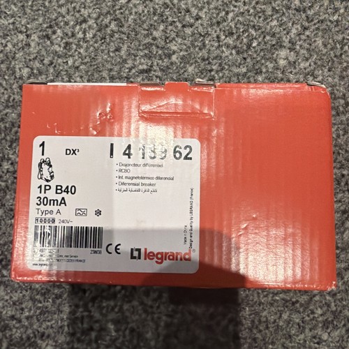 Legrand 40amp rcbo b40 - legrand,