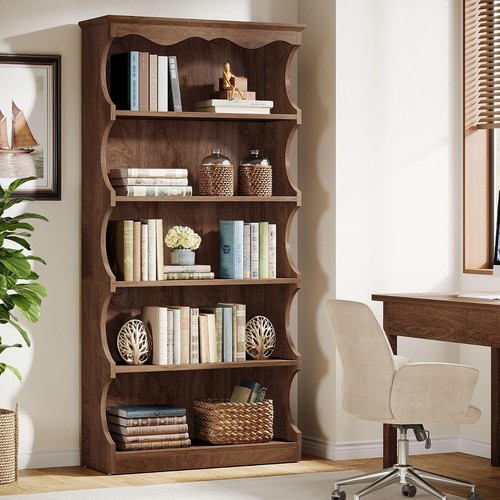 Inch tall bookcase tier - bookcase, 5-tier