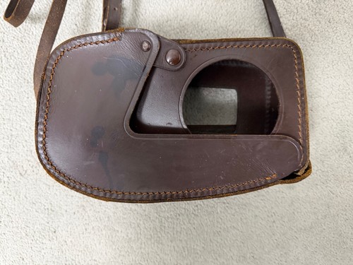Vintage kodak leather camera - leather,