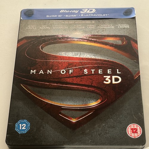 Man steel 3d blu ray - of,