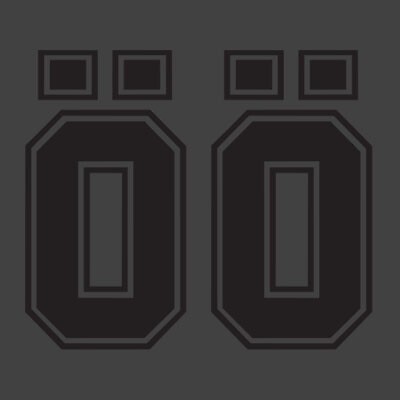 Ohlins pair stickers black - ohlins, x2