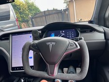 Yoke black alcantara - yoke, steering