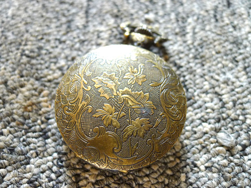 Bronzed hunter pocket watch - hunter,