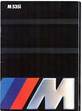 BMW M535i E28 1984-1985 UK