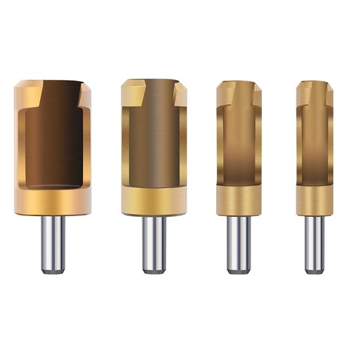 4pcs plug cutter set - wood, hole