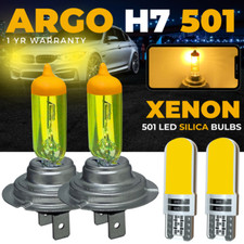For VW Golf Mk5 Xenon Yellow High low Beam 03-09 Headlight Led Side Light Bulbs