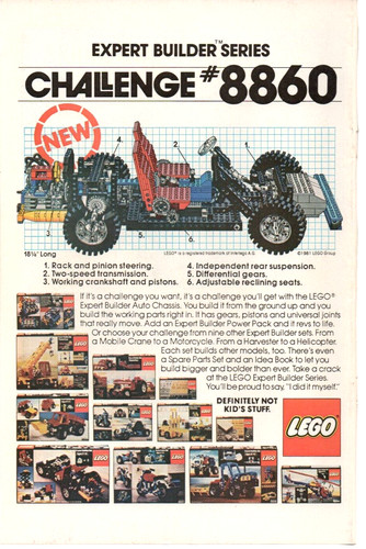 1981 lego toys print - print, ad