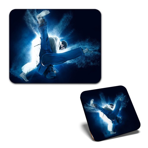 Mouse mat 1 square coaster - mouse,