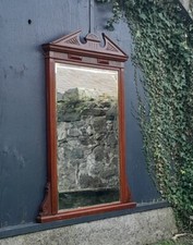 Victorian overmantle mirror antique 