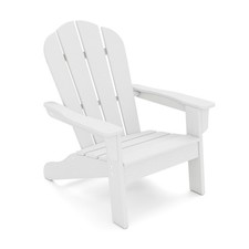 COSTWAY Kid’s Adirondack Chair All-Weather HDPE Toddler Lawn Chair-White
