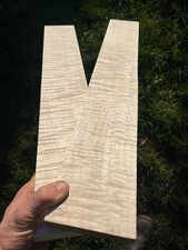 CURLY TIGER STRIPE MAPLE electric guitar neck blank 725-750 x 90-120 x 23mm