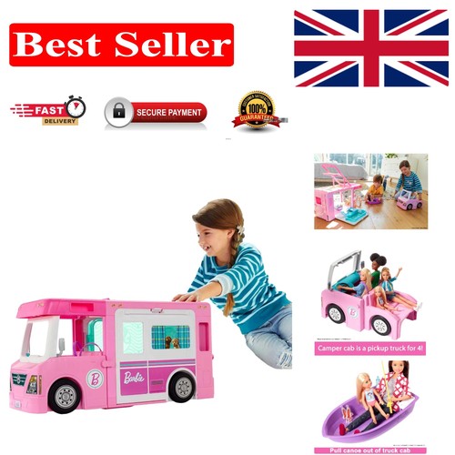 Exciting barbie camper - camper, toy