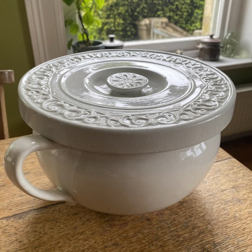 Plain white ivory - plain, pot