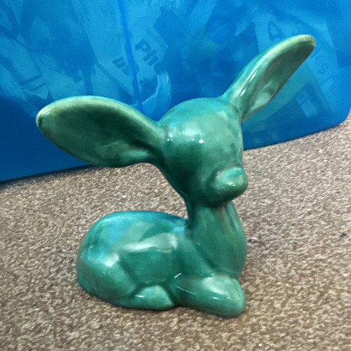 Green glossy glazed ceramic - glazed,