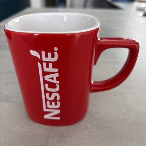 Nescafe red square - red, shaped