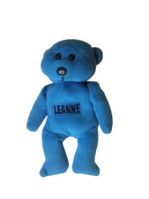 Small Blue Plush Teddy Bear |