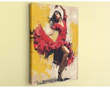 Flamenco Canvas Print