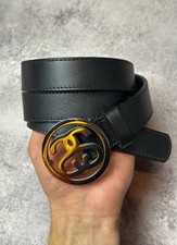 Vintage Black Stussy leather