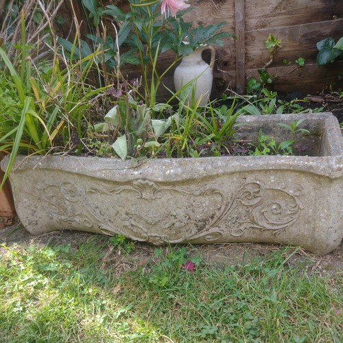 Antique stone trough - stone,