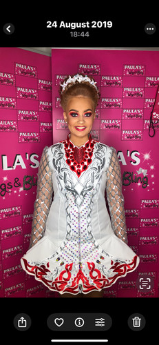 Irish dancing dress pre owned - irish,