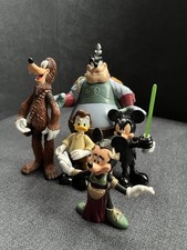 Star Wars Star Tours Disney Figures X5 Joblot - Inc Mickey As Luke And More