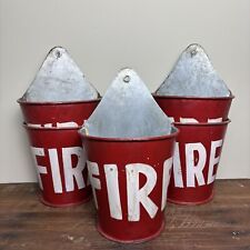 Fire Bucket Wall Planter -