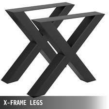 2x Industrial Steel Table Legs