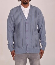 Men's Thick Knitted Button-Up