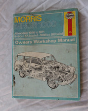 MORRIS MINOR 1000 all models 1956-1971 HAYNES MANUAL