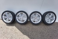 VAUXHALL INSIGNIA MK1 GENUINE 18 INCH ALLOY WHEELS 1 GOOD TYRE 245/45ZR18