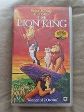  Vintage The Lion King VHS