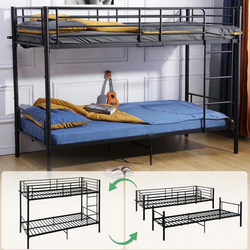 3ft metal single bunk bed - bunk,