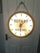  Rotary Watches Advertising Clock 1960 