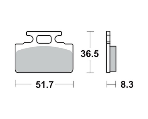 Brake pads trw mcb 589 - trw,