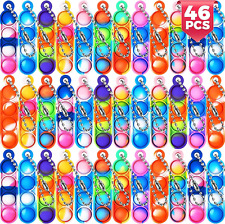 46Pcs Pop Keyring It Fidget