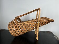 Vintage Table Barwear Cain Wine  Bottle Holder Table Decor Barware Bottle Holder