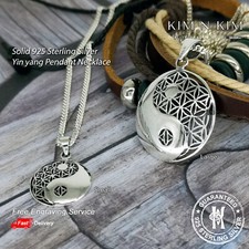 Yin Yang Pendant Necklace ✔️Free engraving ✔️Solid 925 Sterling Silver ✔️Quality