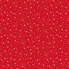 Jolly St Nick Sparkle Red 100%