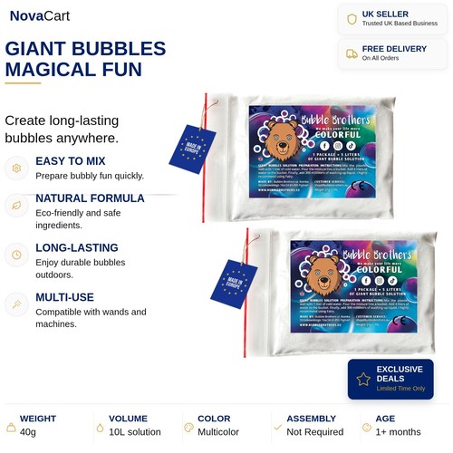 Bubble mix for 10l - bubble,