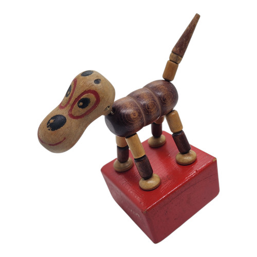 Vintage wakouwa wooden - wakouwa, dog