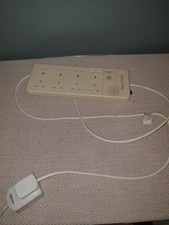 Electrical Extension Lead 8 Gang Way Surge Protected 1.5M Plug Power Strip