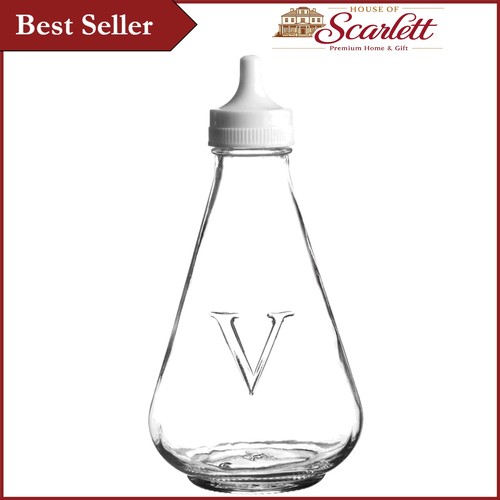 Reusable vintage glass vinegar - reusable,