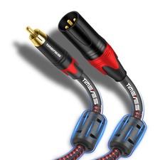 2M Male RCA to XLR Cable Cord