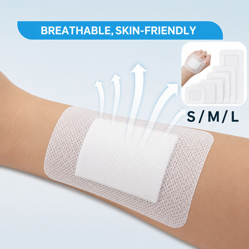 50pcs large nonwoven wound - 50pcs,