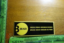 Old sticker automobile truck