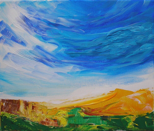 Original acrylic landscape