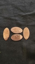 Lot Of 4 Pressed Pennies ~