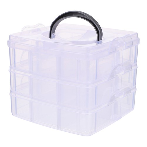 Three layered storage box - three-layered,