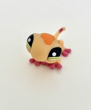 #1326 Gecko Orange With Spots And Green Eyes Littlest Pet Shop LPS